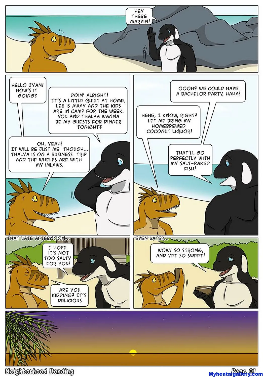 Neighborhood Bonding porno comics