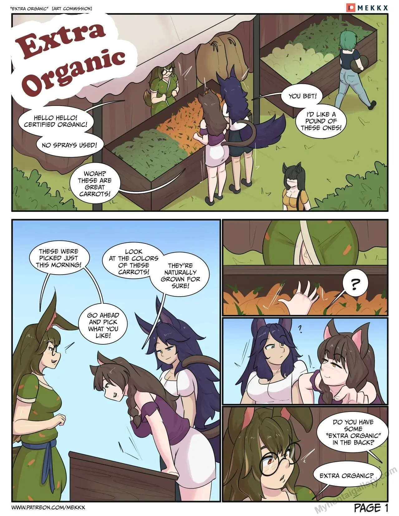 Extra Organic porno comics Cover