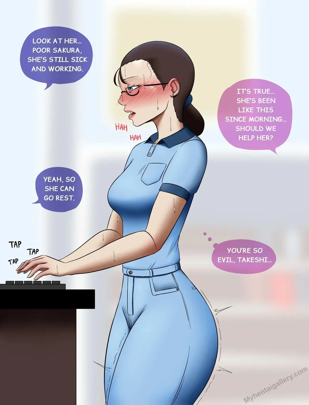 The True Cause Of The Fever porno comics Cover