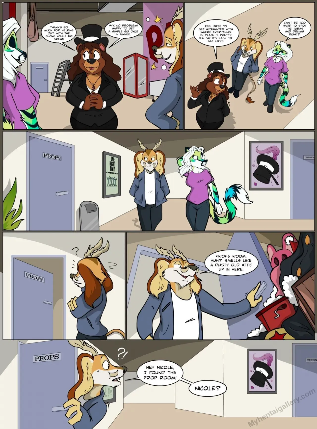 Musical Mayhem porno comics Cover