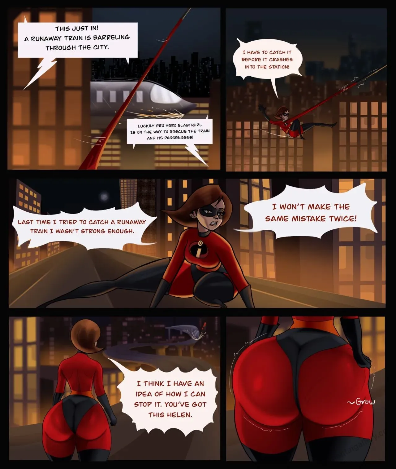 Elastigirls Big Save porno comics