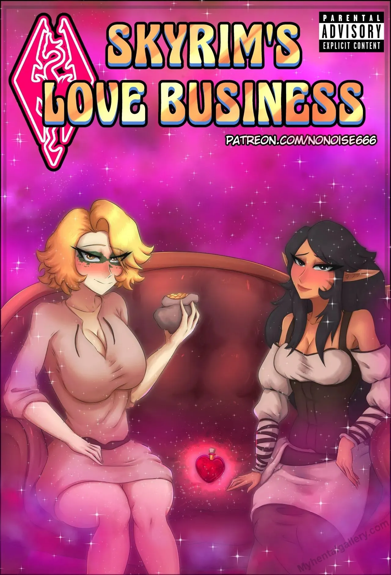 Skyrim's Love Business porno comics