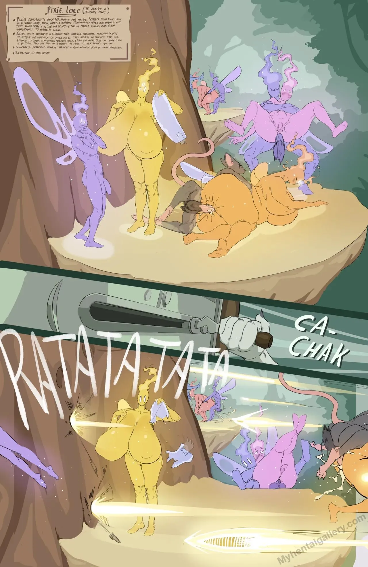 Pixie Lore porno comics Cover