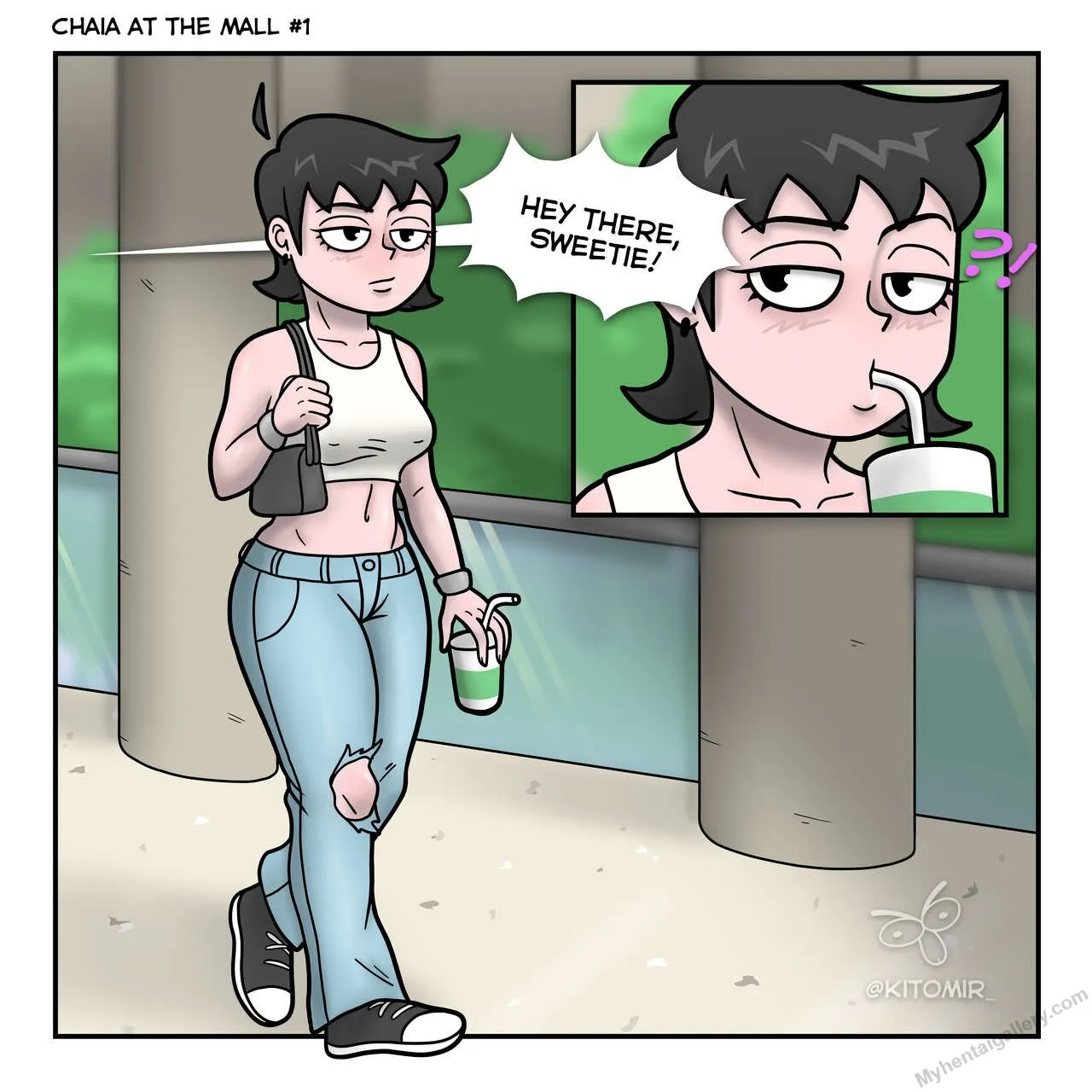 Chaia At The Mall porno comics Cover