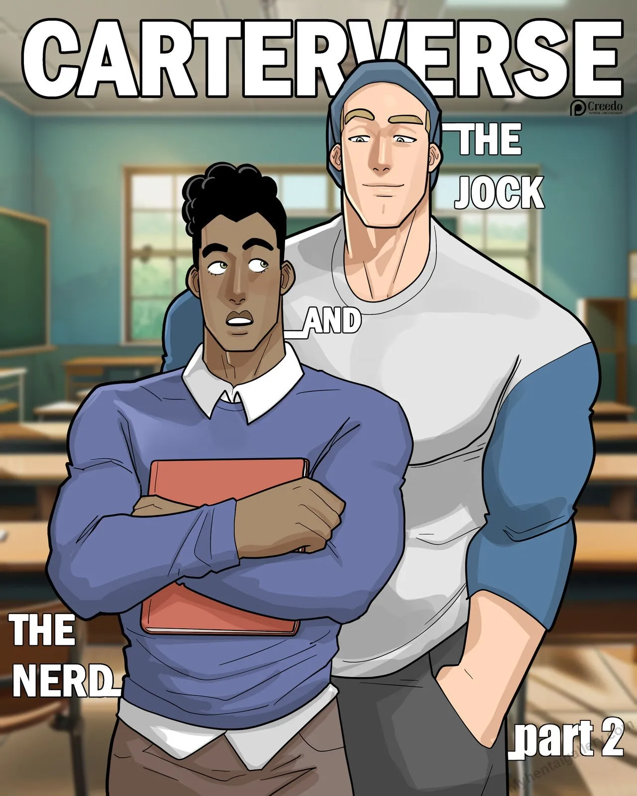 Carterverse 2 - The Jock And The Nerd 2 porno comics Cover