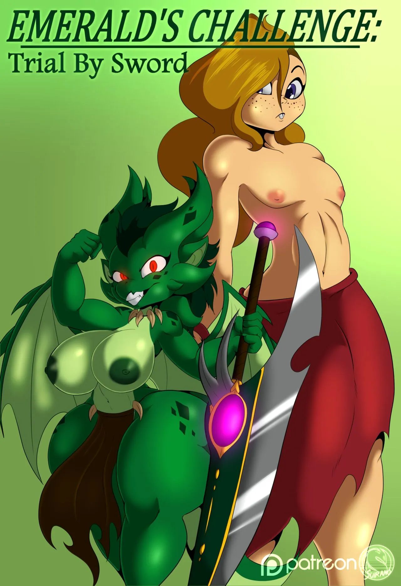 Emerald's Challenge - Trial By Sword porno comics Cover