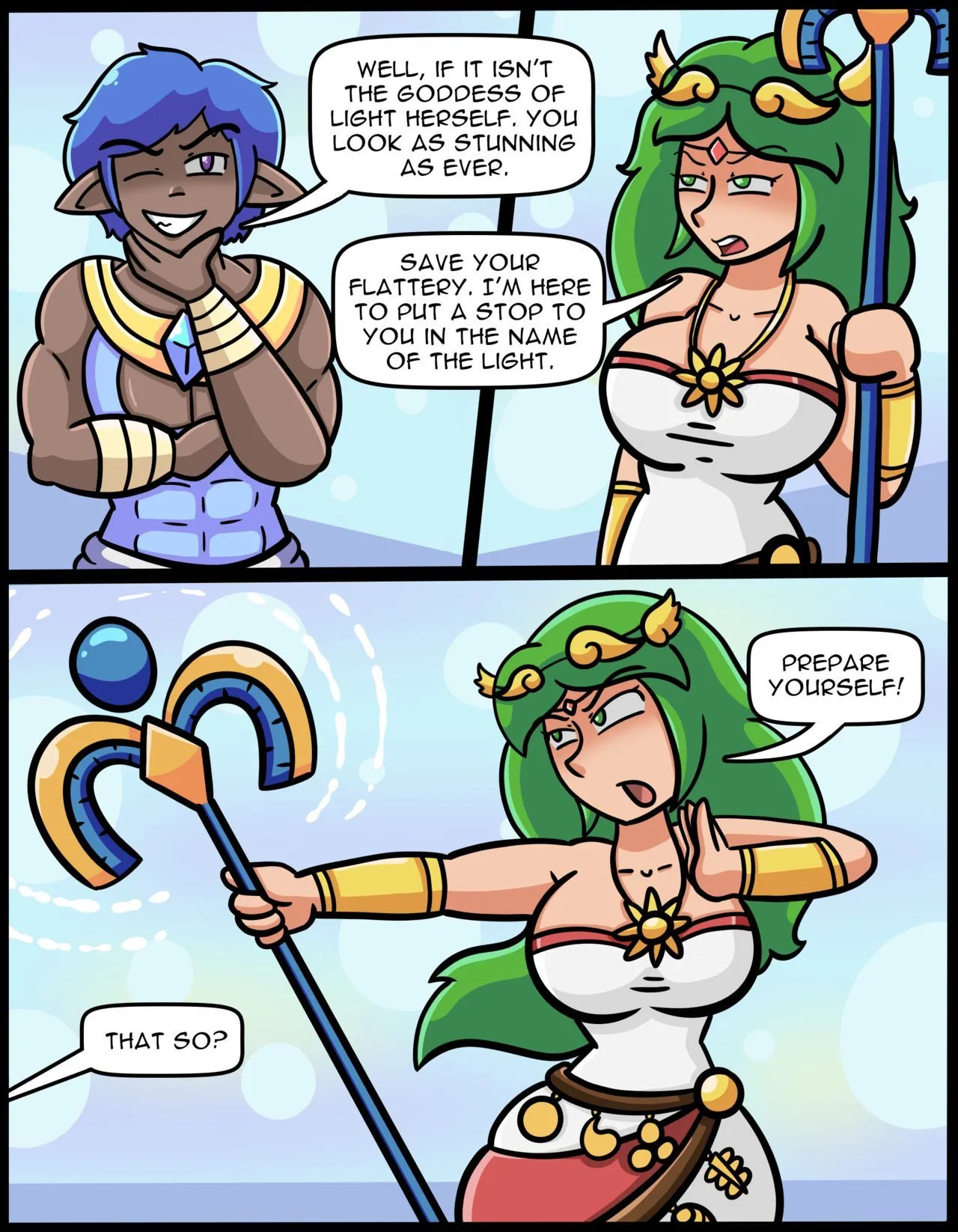 Palutena's Punishment porno comics Cover