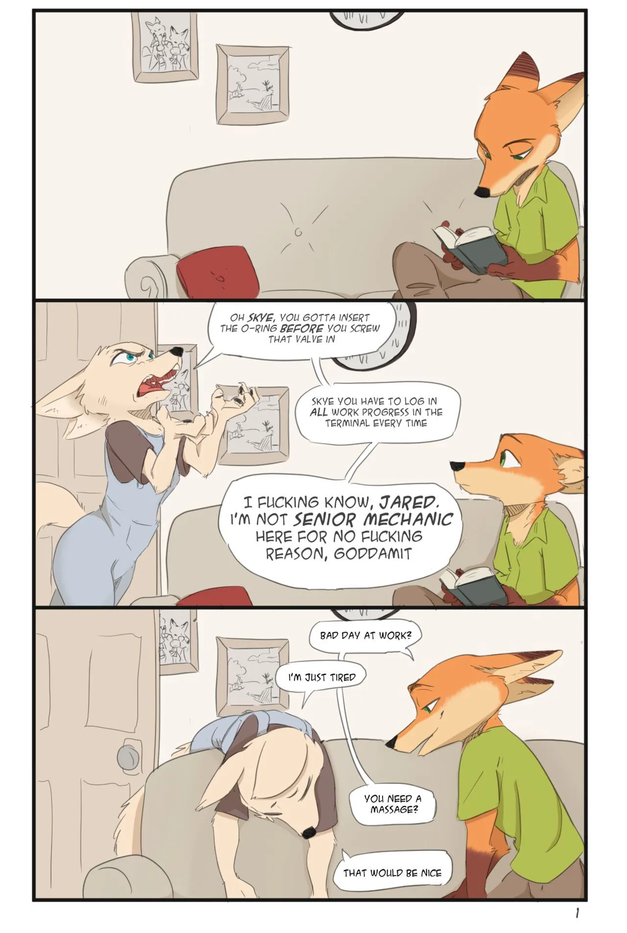 Fox Care porno comics