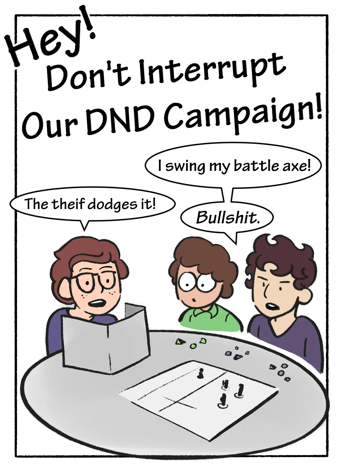 Mom! Don't Interrupt Our DnD Campaign! porno comics