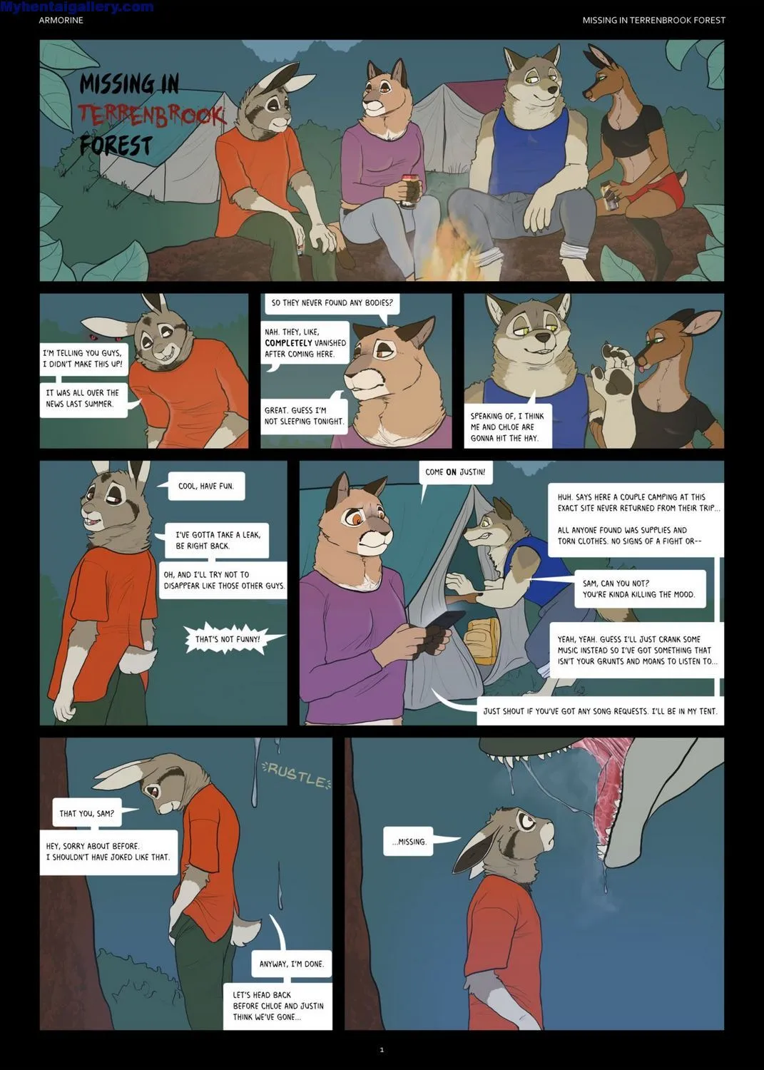 Missing In Terrenbrook Forest porno comics