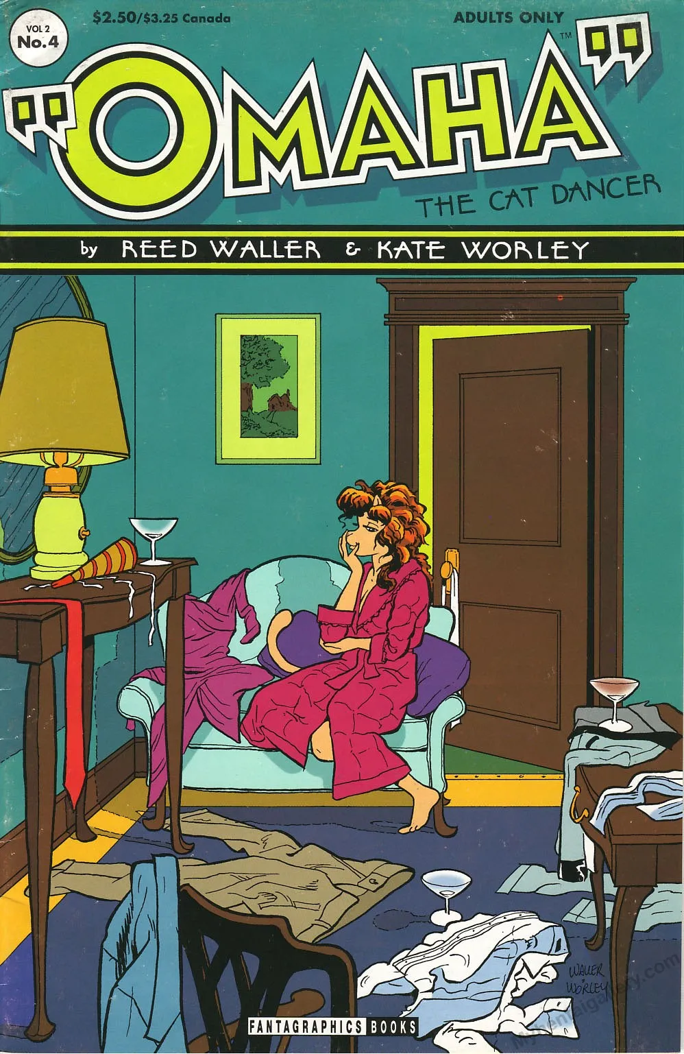 Omaha Fantagraphics 4 porno comics Cover