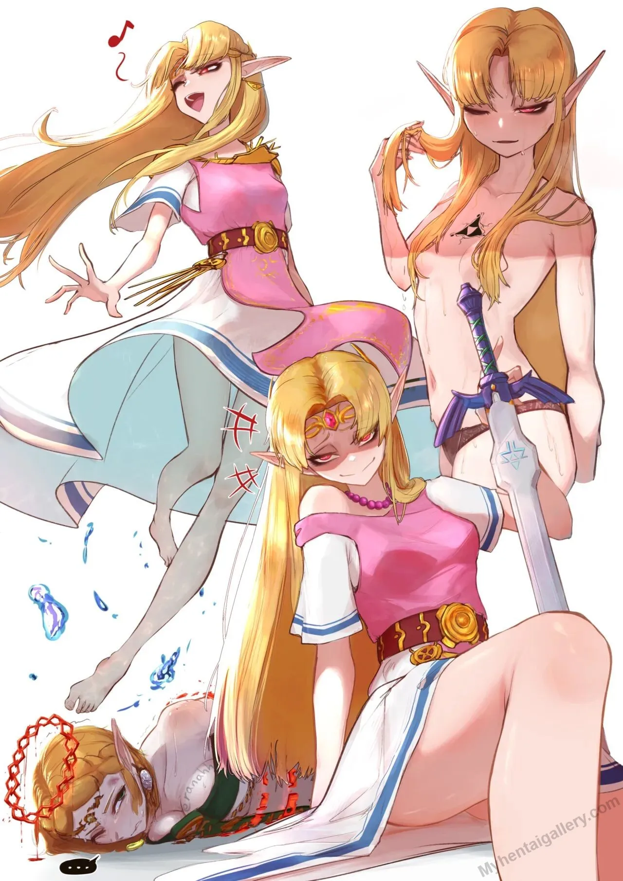 Happiest Zelda In The World porno comics Cover