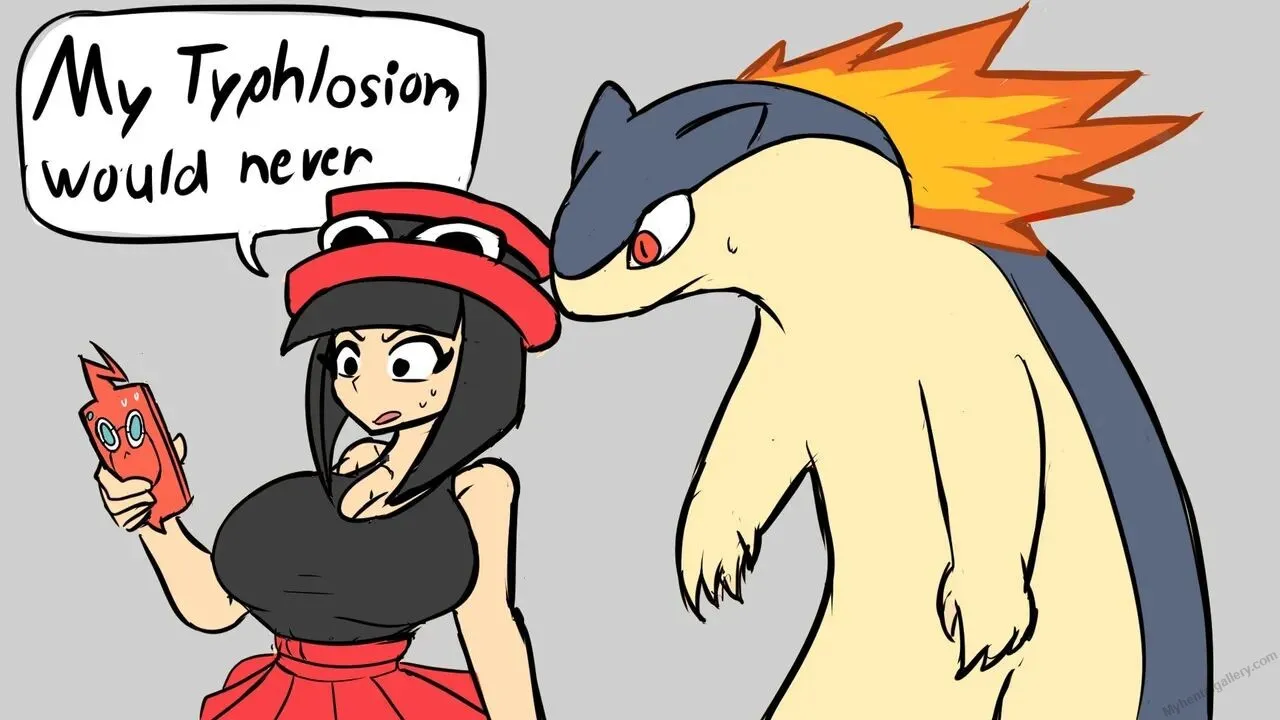 Typhlosion x Delta porno comics
