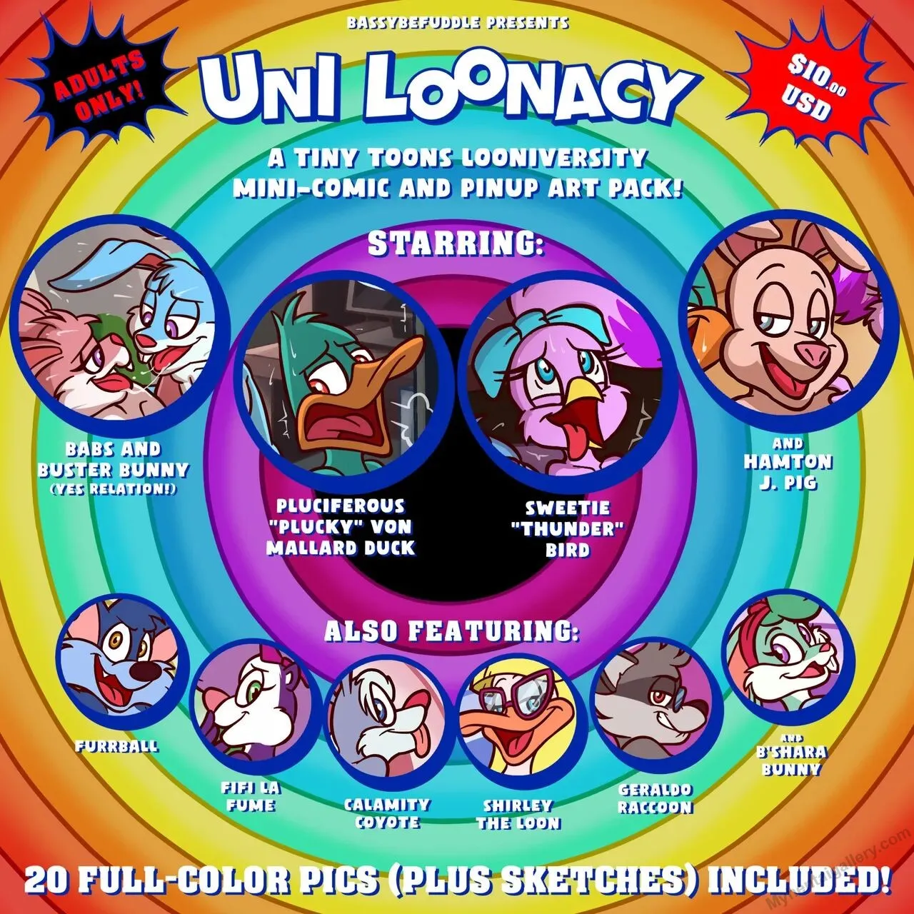 Uni Loonacy - A Tiny Toons Looniversity porno comics