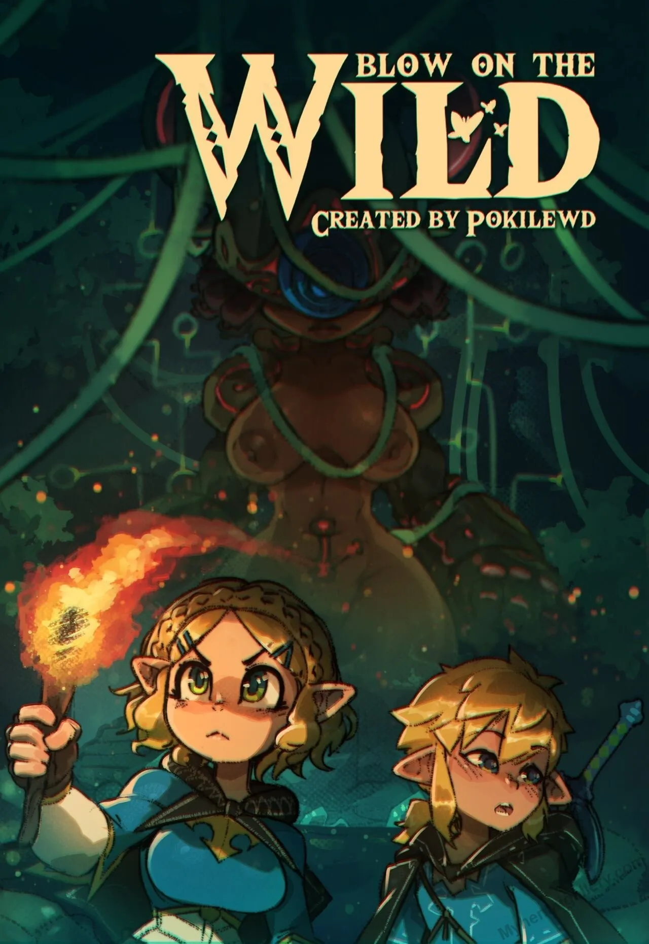 Blow On The Wild porno comics Cover