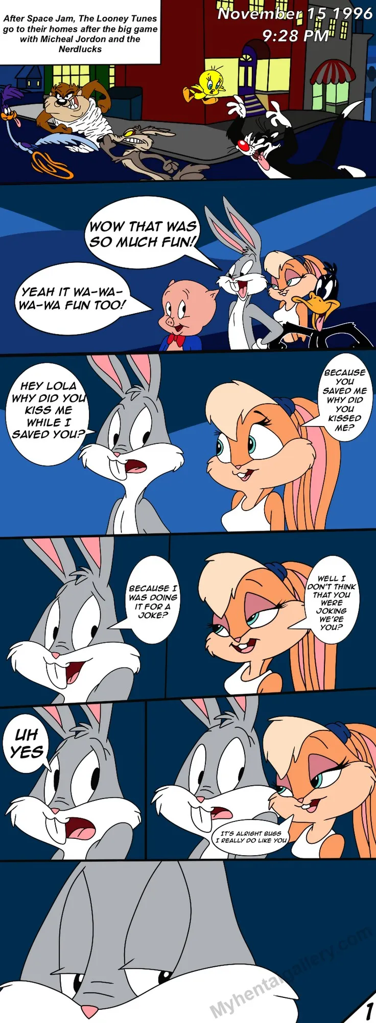 Space Jam Alternative Ending porno comics Cover