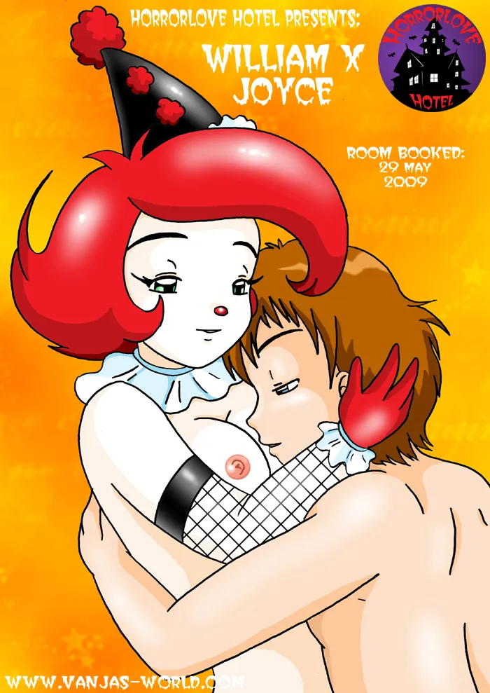 Horrorlove Hotel - William x Joyce porno comics Cover