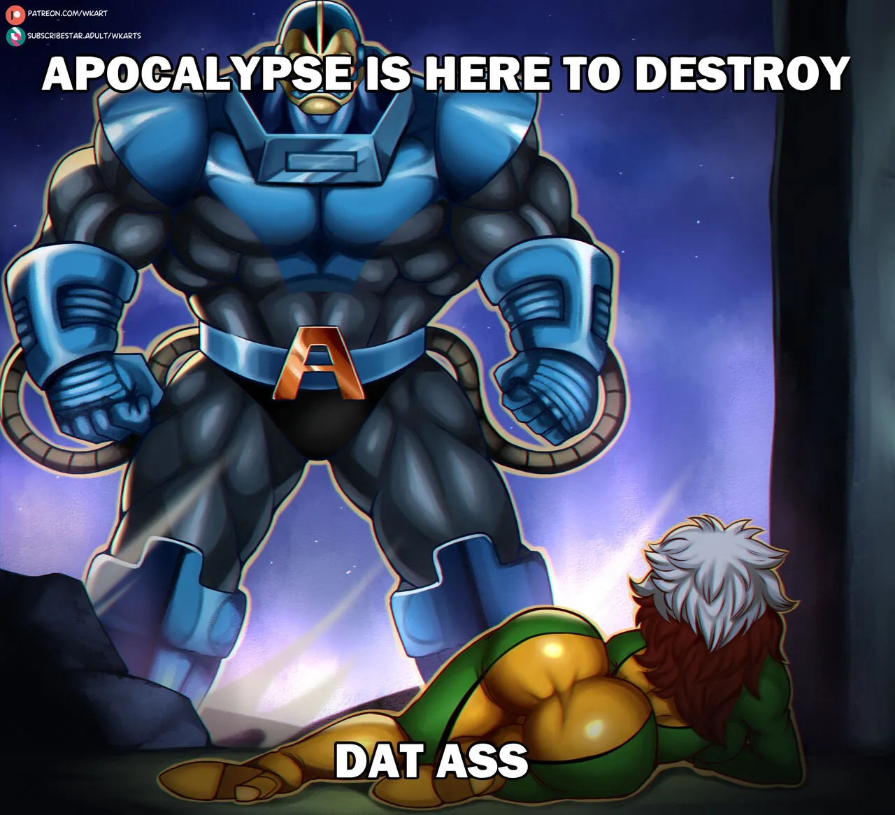 Apocalypse And Rogue porno comics