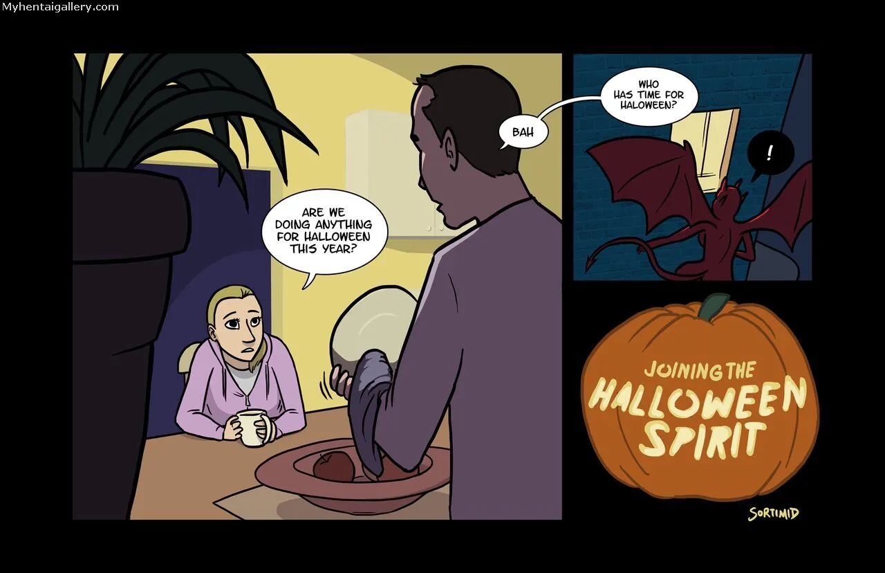 Joining The Halloween Spirit porno comics