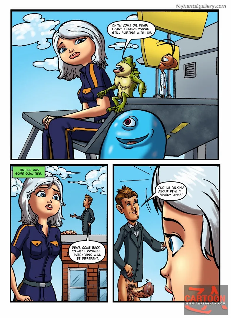 Monsters Vs Aliens - The Most Suitable Size porno comics