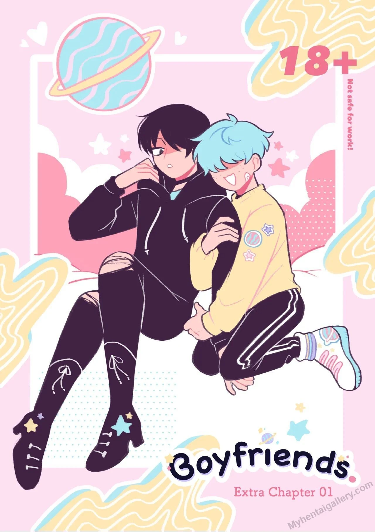 Boyfriends Extra 1 - Goth x Nerd porno comics