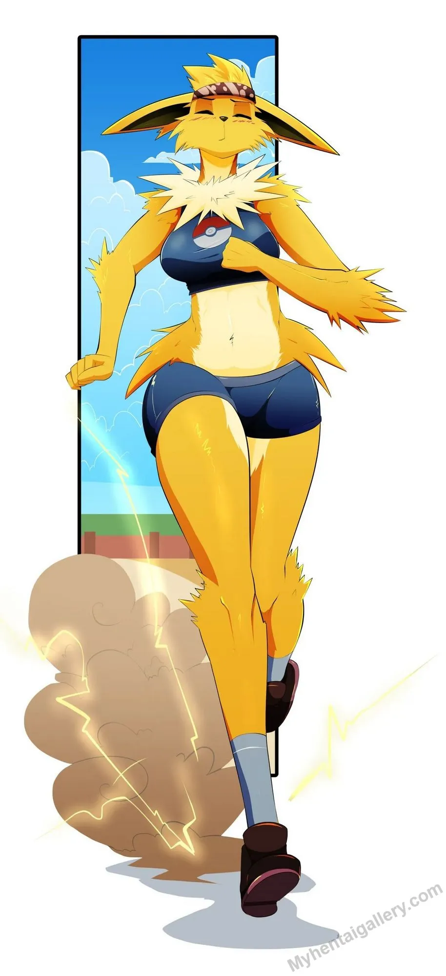 Jolteon Jogger porno comics Cover