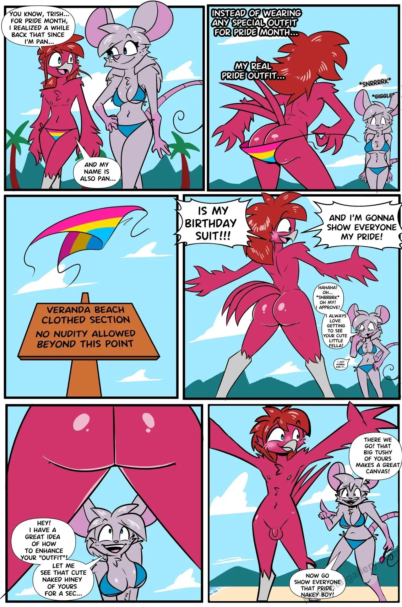 Pan Pan's 2025 Pride Month porno comics