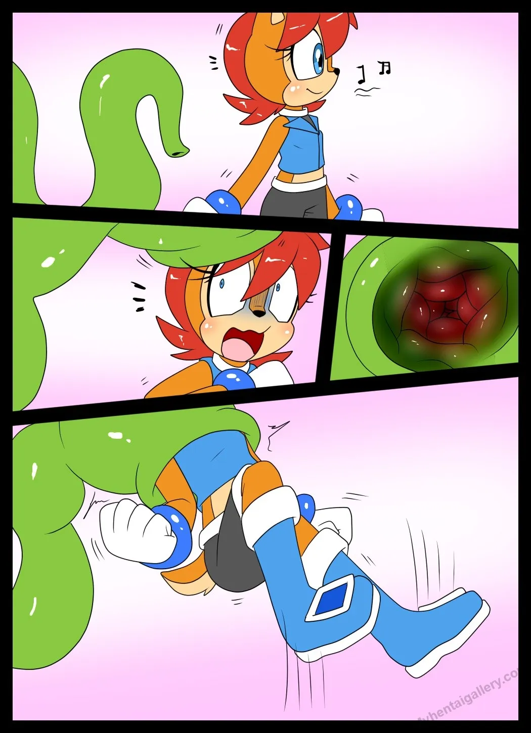 Sally Acorn Vored porno comics Cover