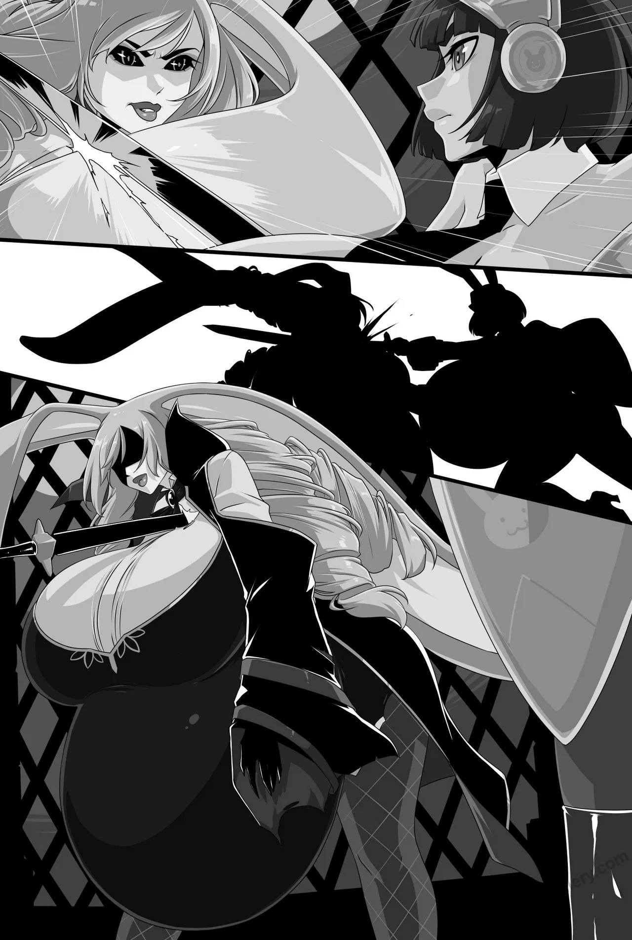 The End Of Bunny Knight porno comics Cover