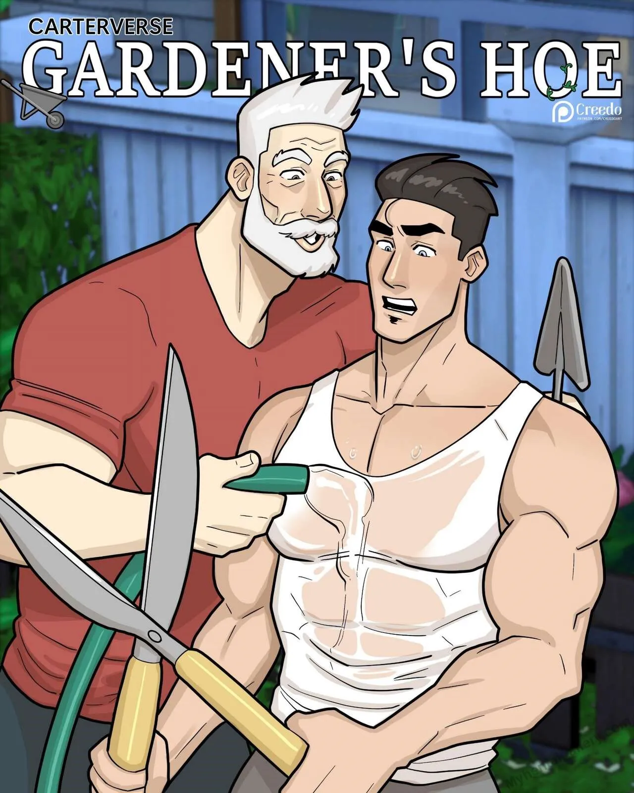 Carterverse 4 - Gardener's Hoe porno comics Cover