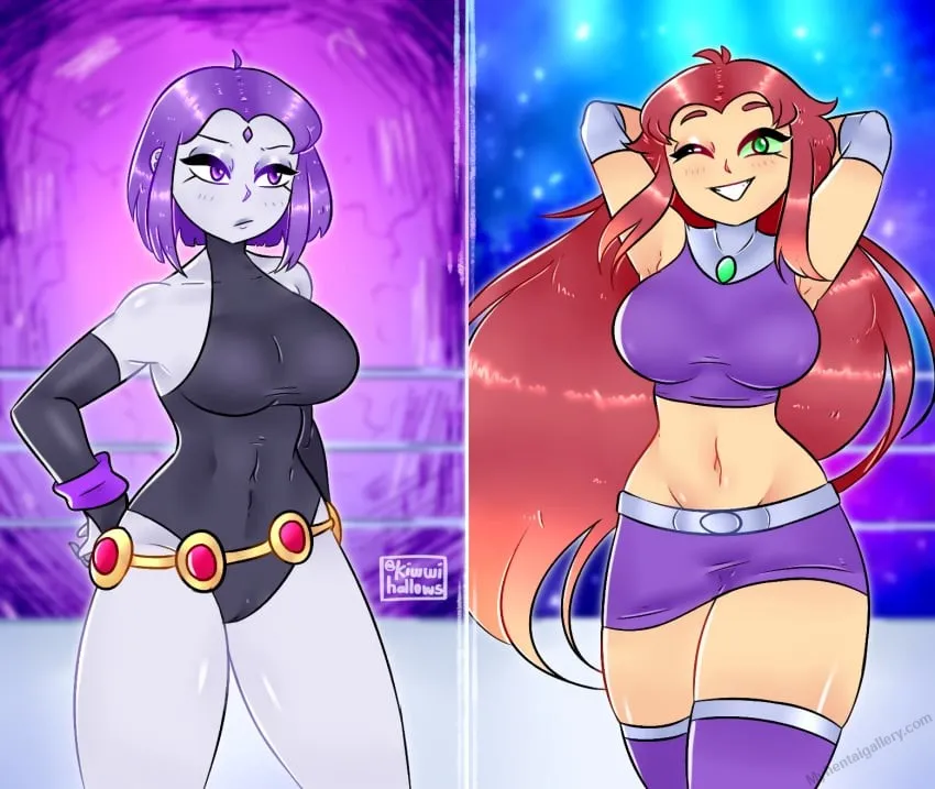 Raven Vs Starfire porno comics