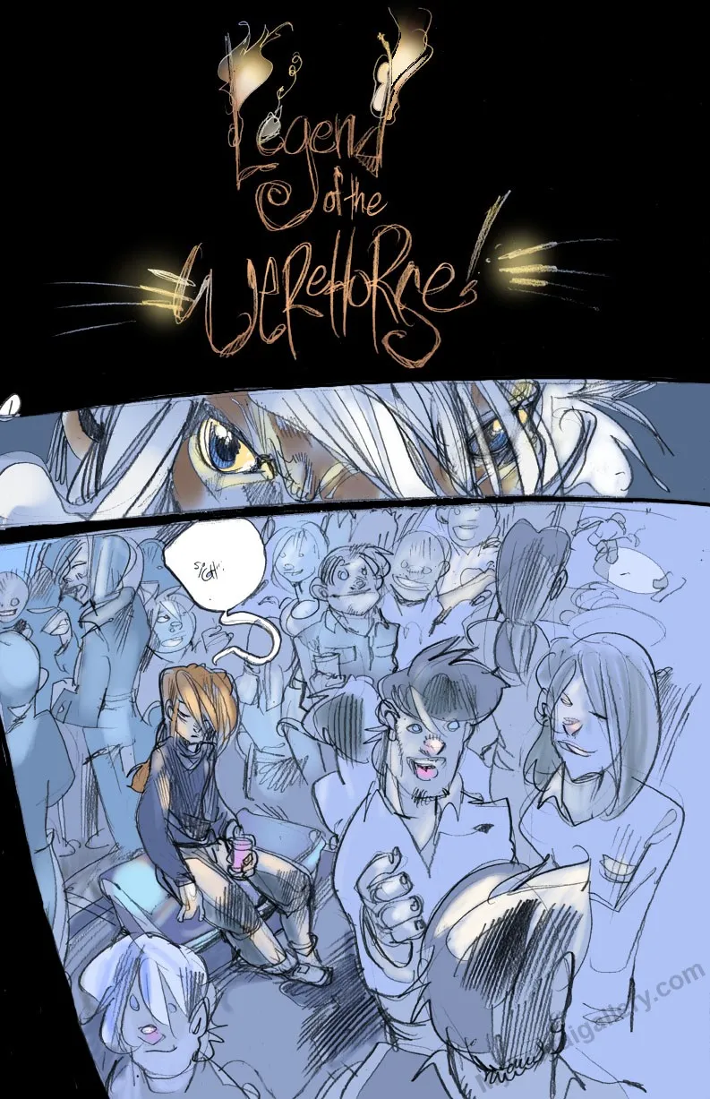 Legend Of The Werehorse porno comics Cover