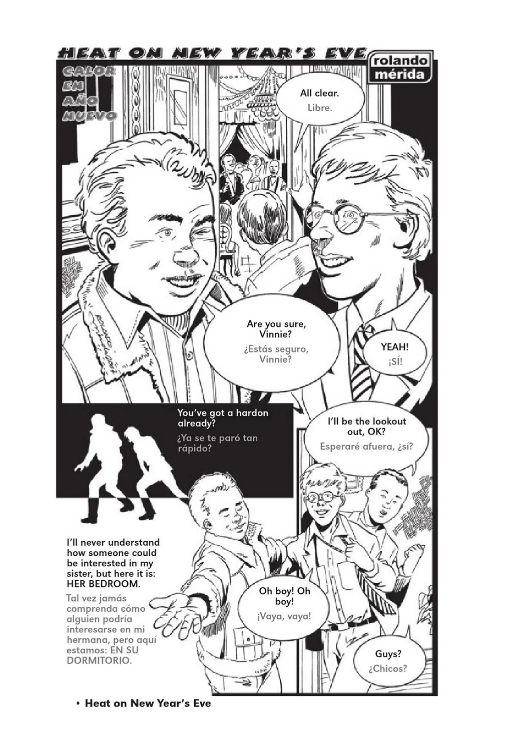 Heat On New Year's Eve porno comics Cover