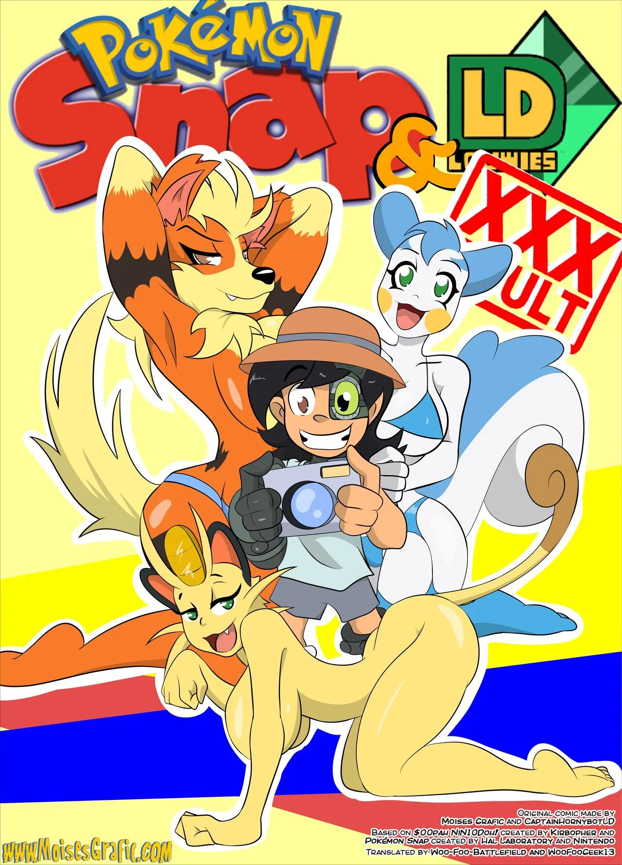 Pokemon Snap & LD Louwies XXX porno comics