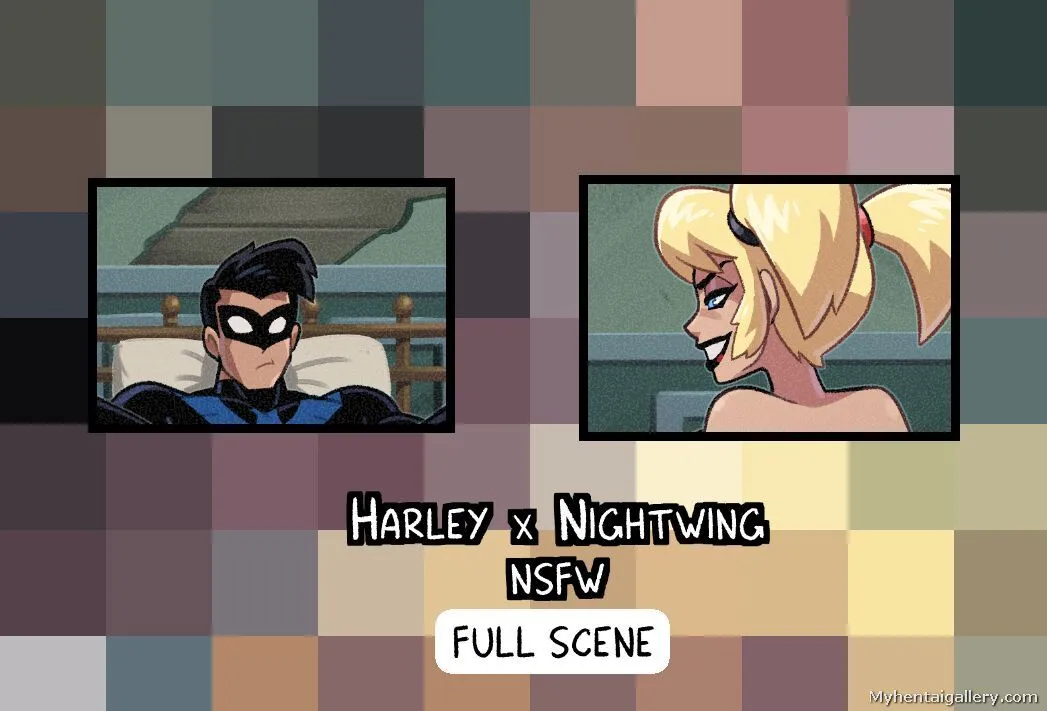 Harley x Nightwing porno comics