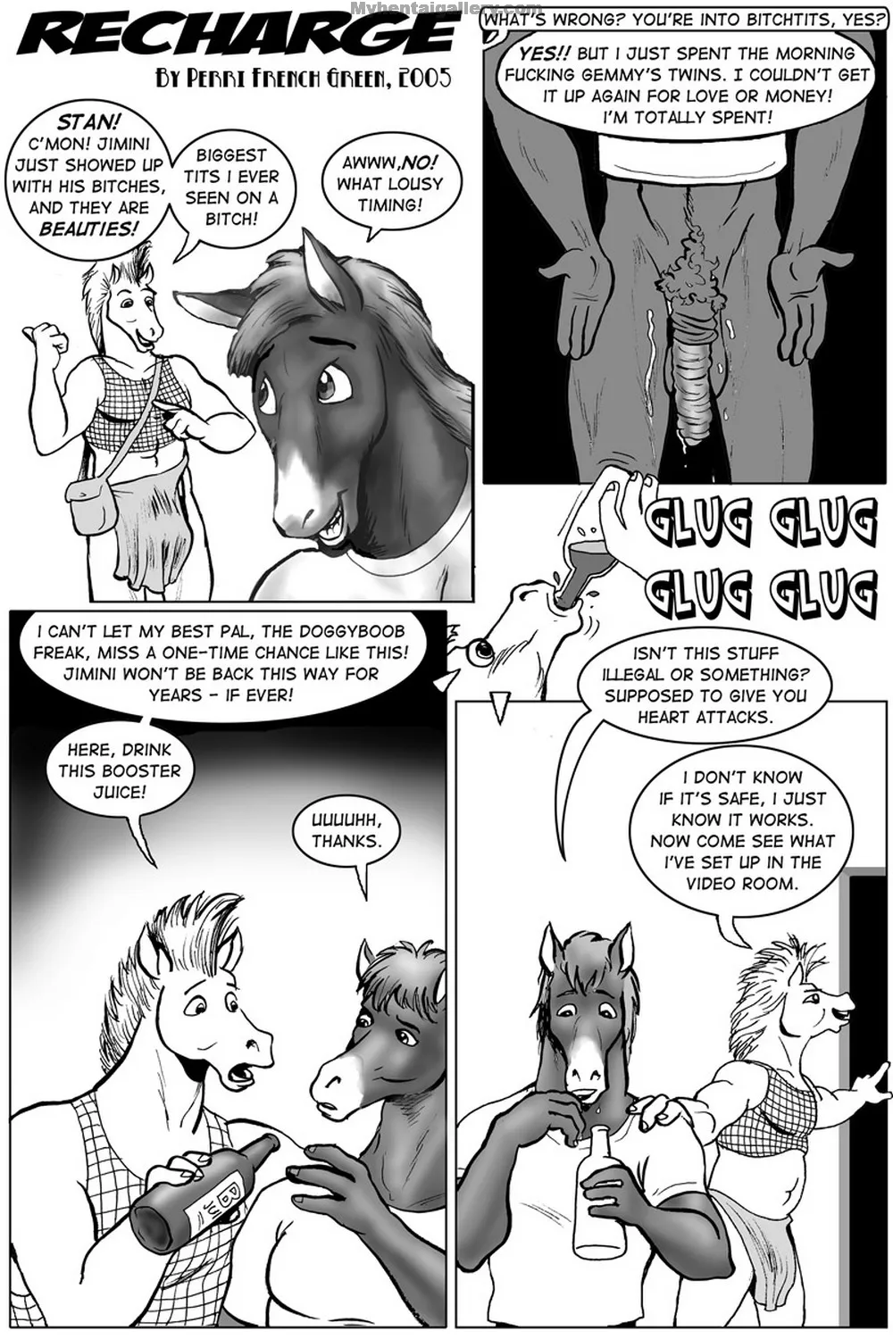 Recharge porno comics Cover