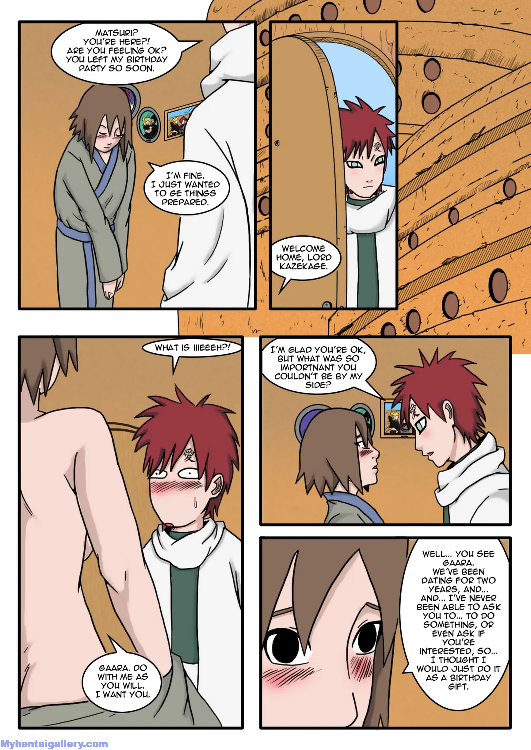 Happy Birthday Dear Kazekage porno comics