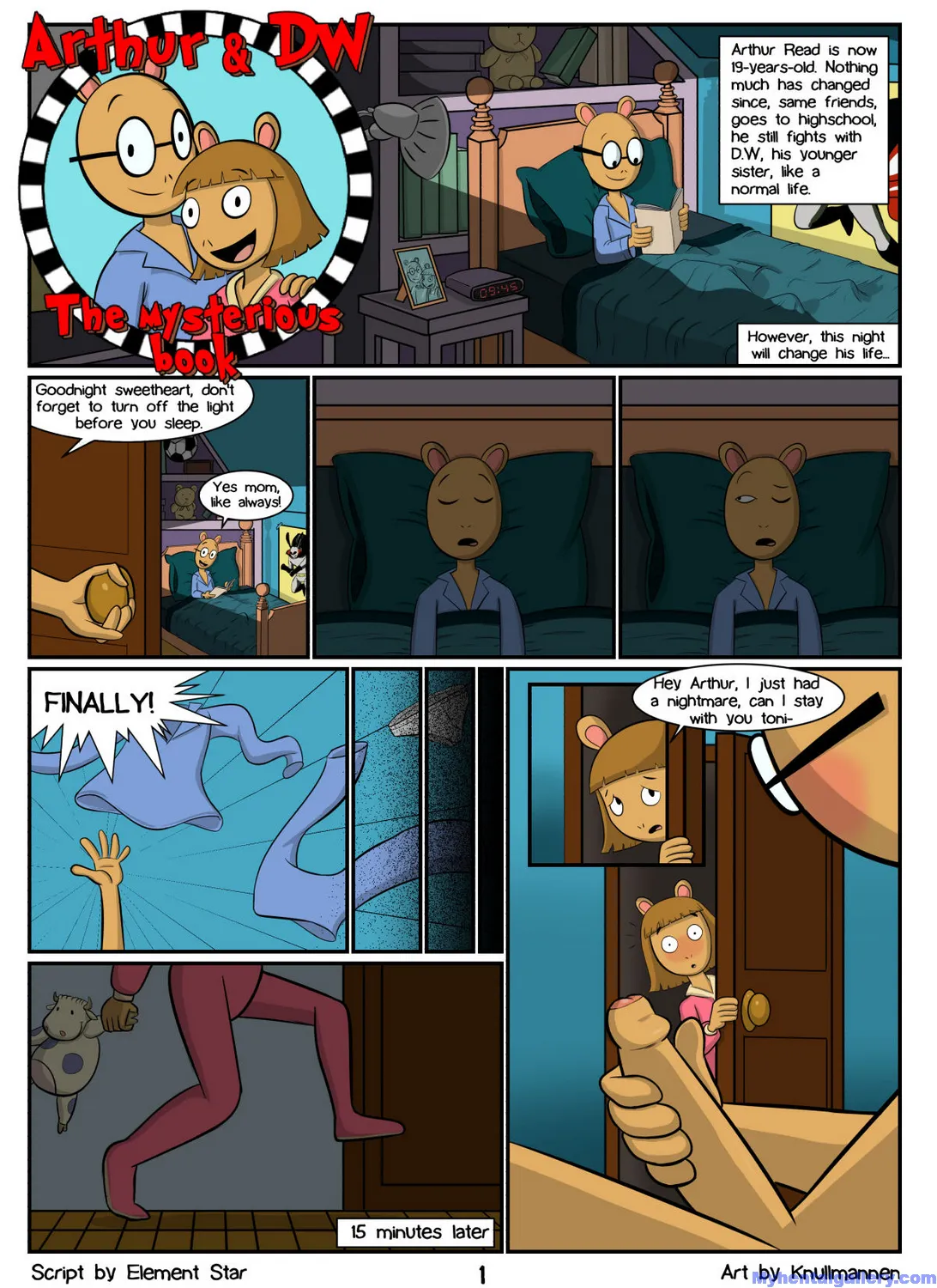 Arthur & DW - The Mysterious Books porno comics