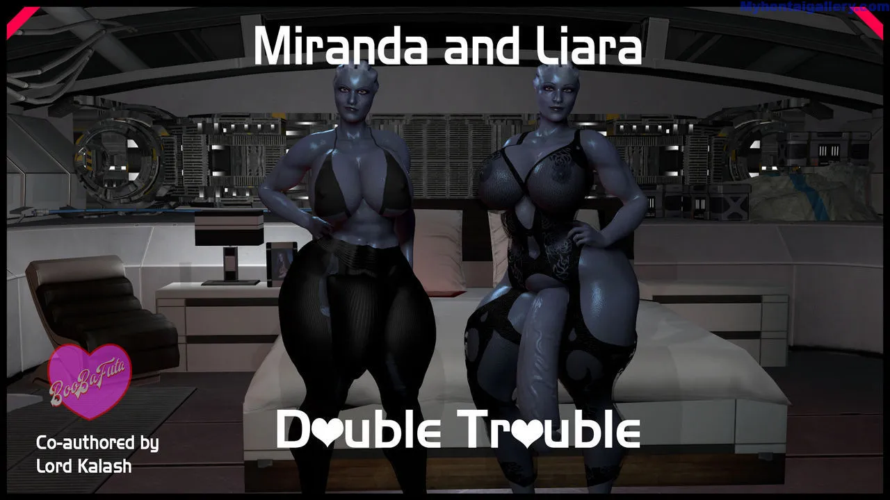 Miranda And Liara - Double Trouble porno comics
