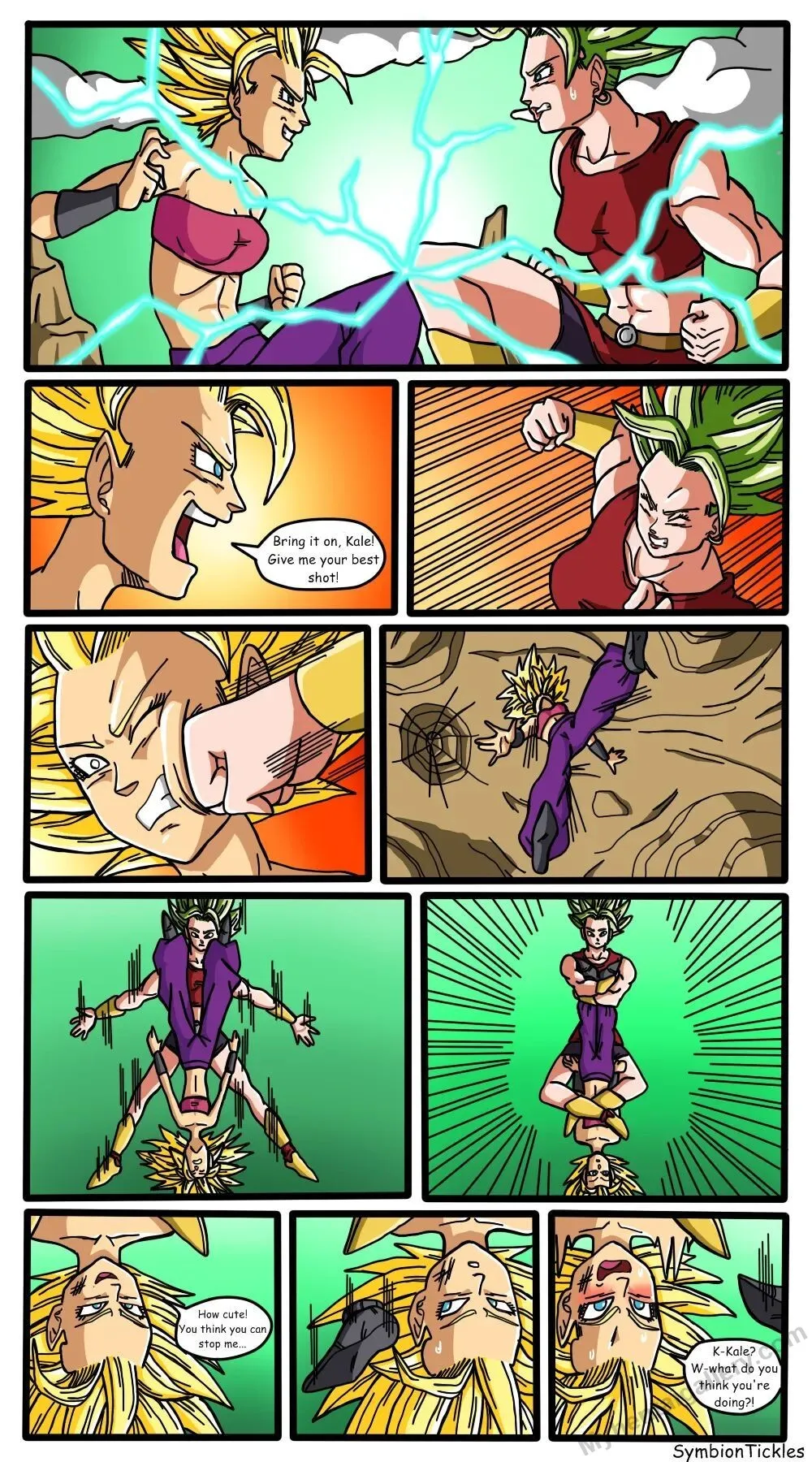 Tickle Training porno comics
