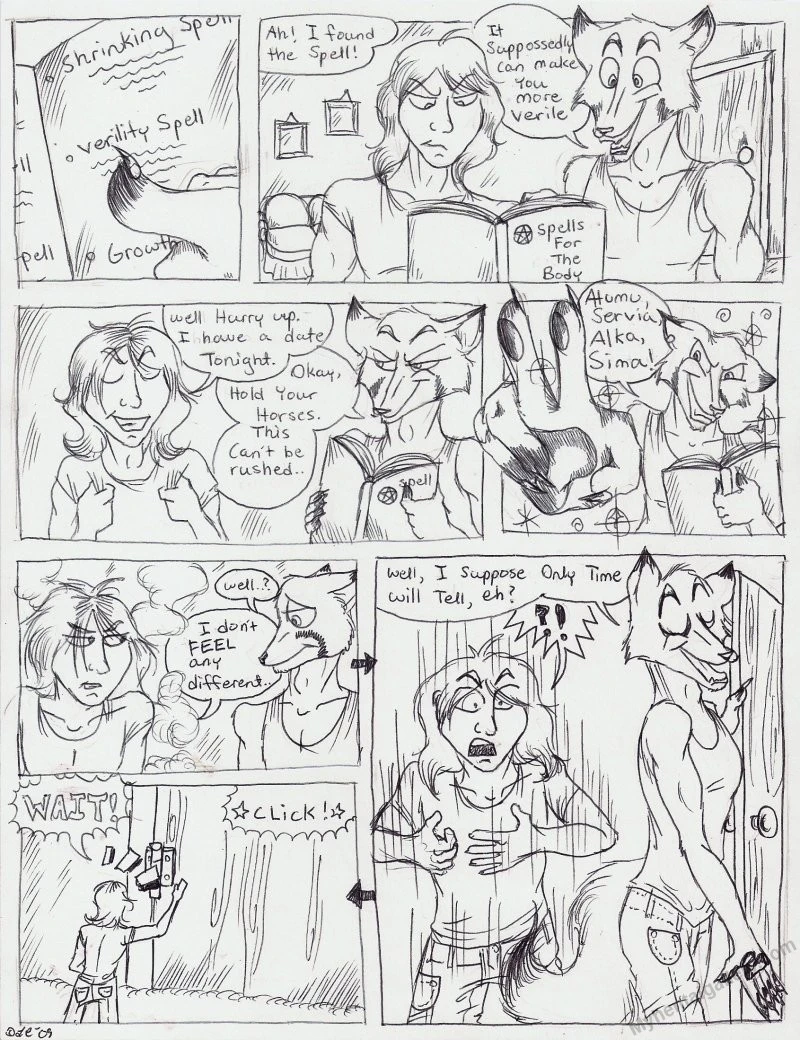 Unfortunate Shrinkage porno comics
