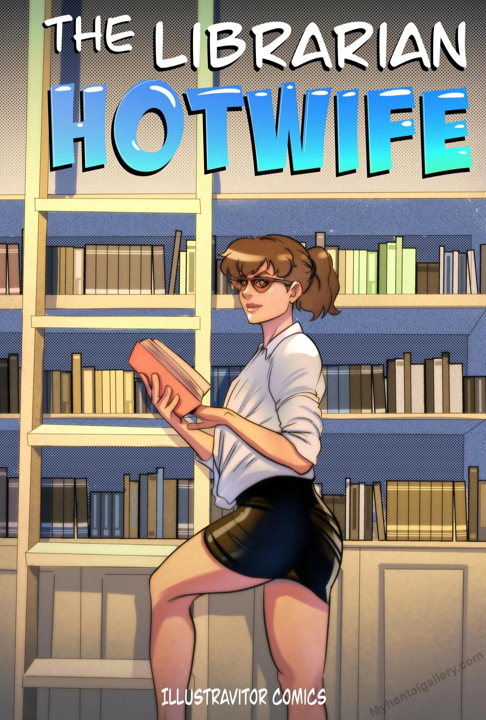The Librarian Hotwife porno comics Cover