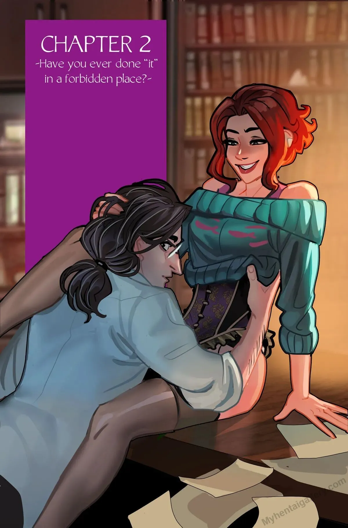 Crimson After Hours 1 - Part 4 - Have You Ever Done It In A Forbidden Place porno comics Cover