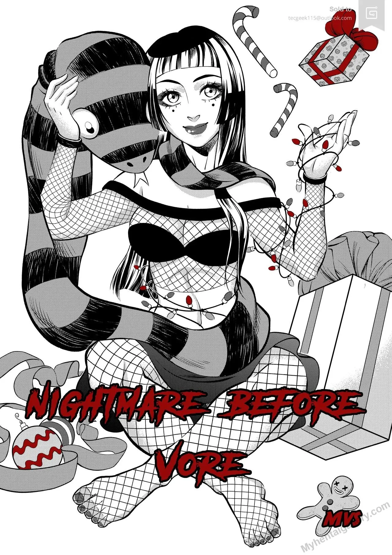 Nightmare Before Vore porno comics Cover