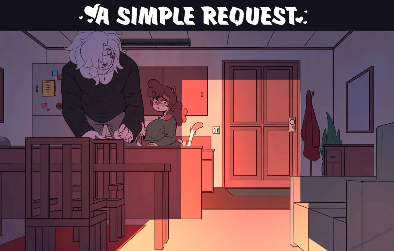 A Simple Request! porno comics Cover