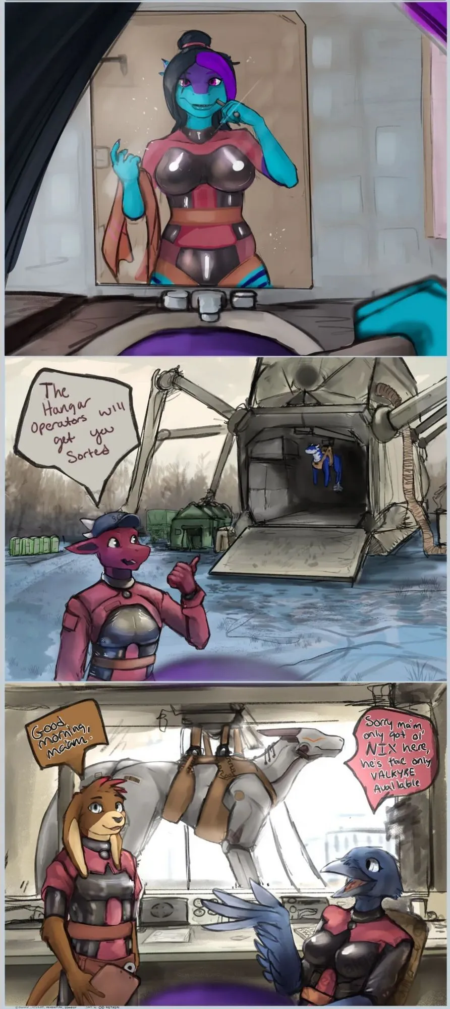 Refueling Assignment porno comics Cover