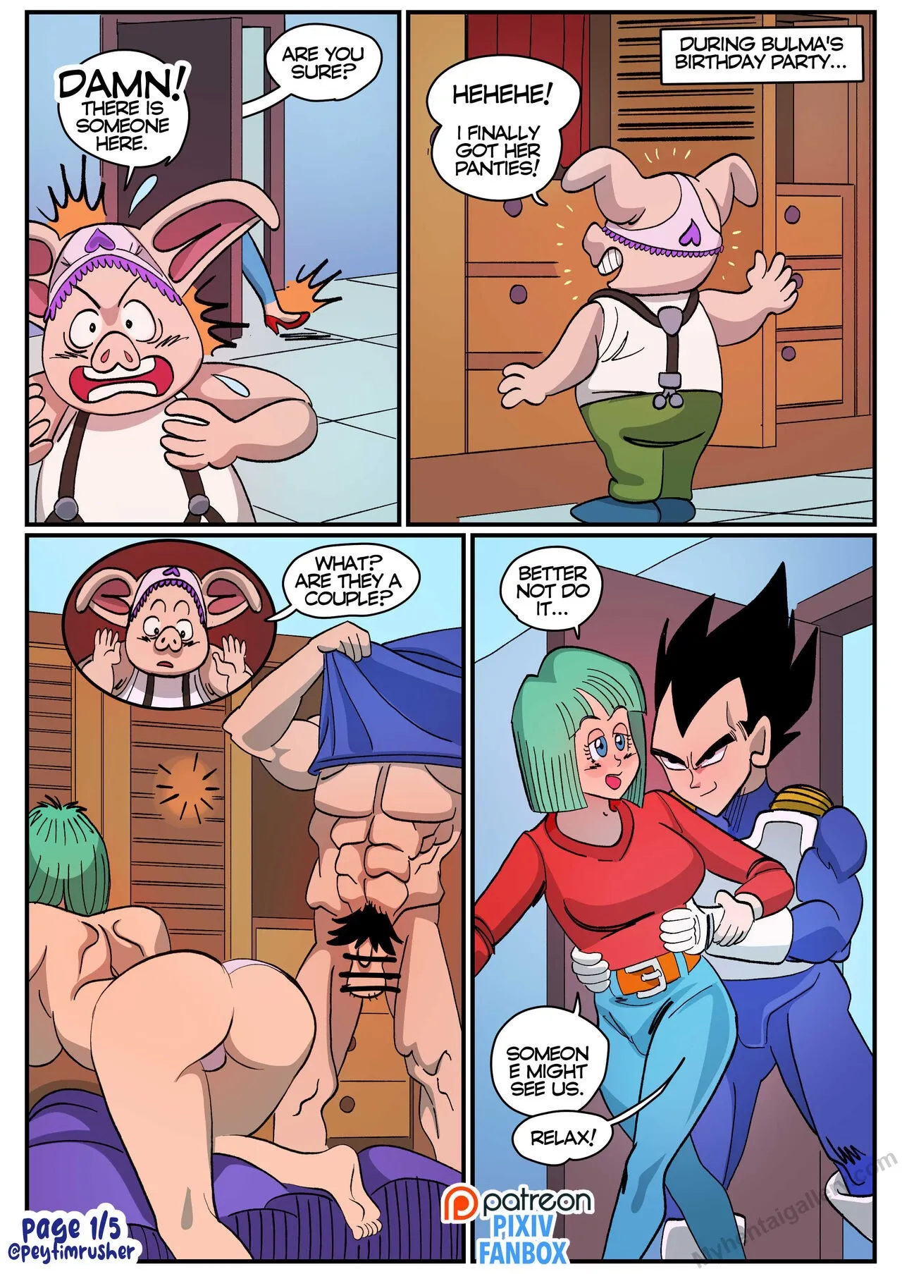 Bulma's Party porno comics