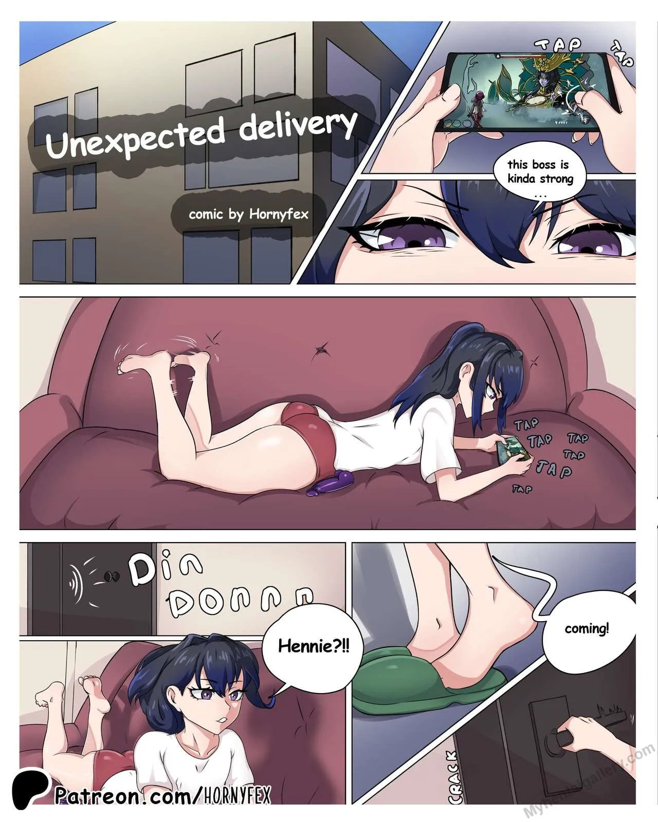 Unexpected Delivery porno comics