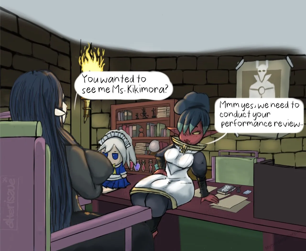 Lilith's Performance Review porno comics