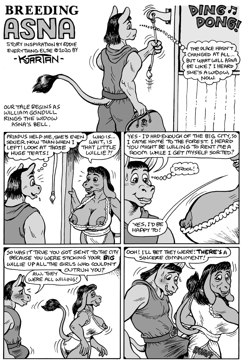 Breeding Asna porno comics Cover